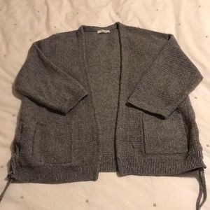 Grey cardigan
